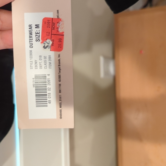 Missimo courduroy jacket black new with tags - Picture 3 of 3